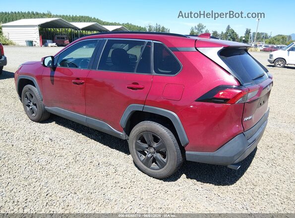 2T3P1RFV0NW256144 2022 TOYOTA RAV4 Red უკანა მარცხენა