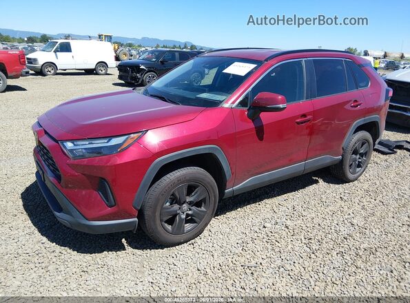 2T3P1RFV0NW256144 2022 TOYOTA RAV4 Red წინა მარცხენა ხედი სამი მეოთხედიდან