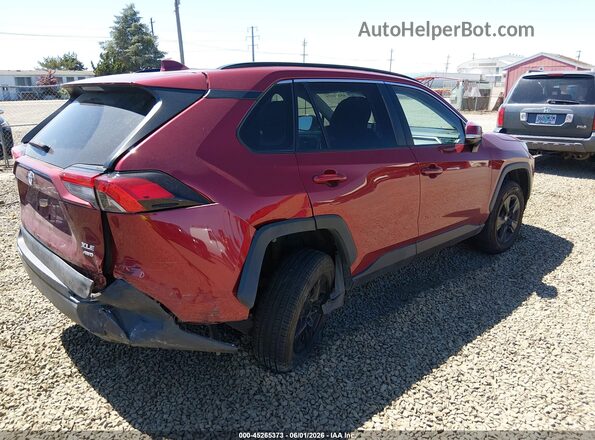 2T3P1RFV0NW256144 2022 TOYOTA RAV4 Red უკანა მარჯვენა