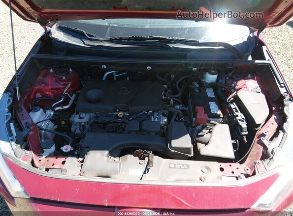 2T3P1RFV0NW256144 2022 TOYOTA RAV4 Red უკანა ხედი