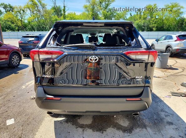 2T3P1RFV0PW358160 2023 TOYOTA RAV4 Black Rear view