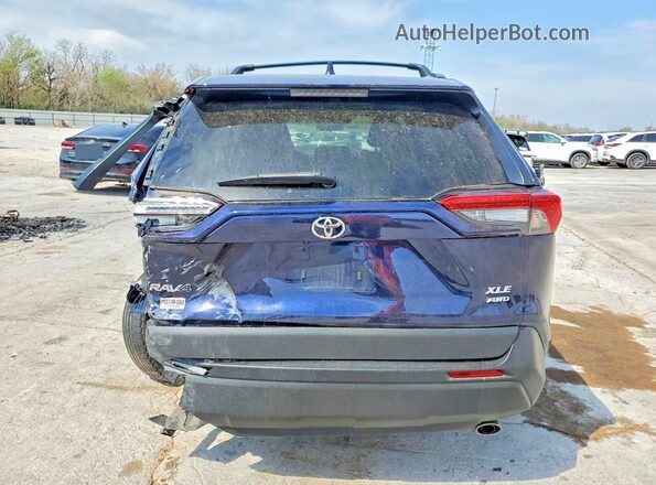 2T3P1RFV0RW431689 2024 TOYOTA RAV4 Blue Widok z tyłu