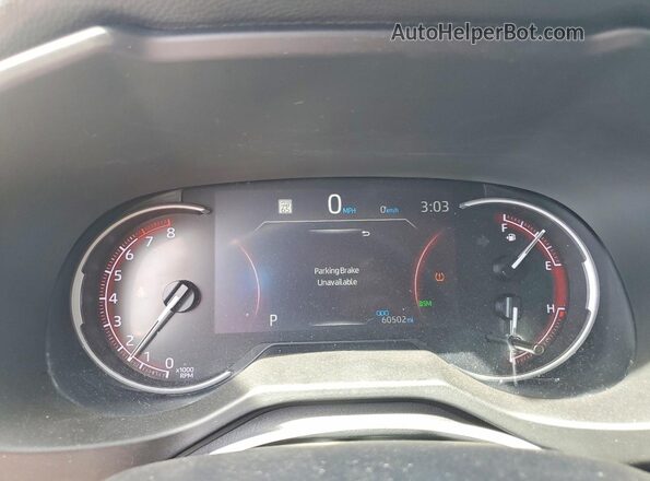 2T3P1RFV0RW431689 2024 TOYOTA RAV4 Blue Widok zestawu wskaźników
