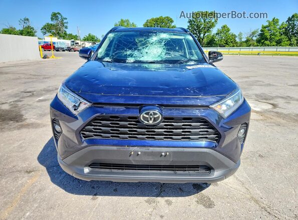 2T3P1RFV1LW135992 2020 TOYOTA RAV4 Blue წინა ხედი