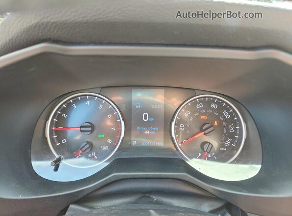 2T3P1RFV1LW135992 2020 TOYOTA RAV4 Blue ხელსაწყოთა პანელის ხედი