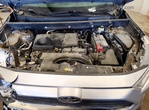 2T3P1RFV1MC224061 2021 TOYOTA RAV4 Серебряный Вид подкапотного пространства