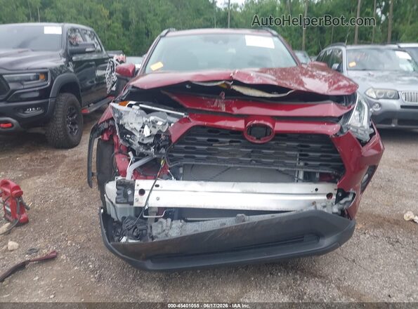 2T3P1RFV1MW155046 2021 TOYOTA RAV4 Maroon Widok z przodu