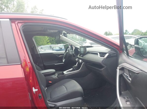 2T3P1RFV1MW155046 2021 TOYOTA RAV4 Maroon Widok wnętrza z przodu