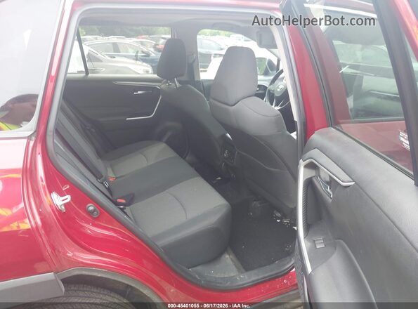 2T3P1RFV1MW155046 2021 TOYOTA RAV4 Maroon Widok naklejki z numerem VIN
