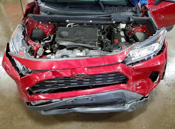 2T3P1RFV1MW218968 2021 TOYOTA RAV4 Red Widok komory silnika