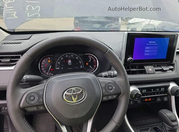 2T3P1RFV1PW337284 2023 TOYOTA RAV4 Black Հետևի նստատեղերի տեսք