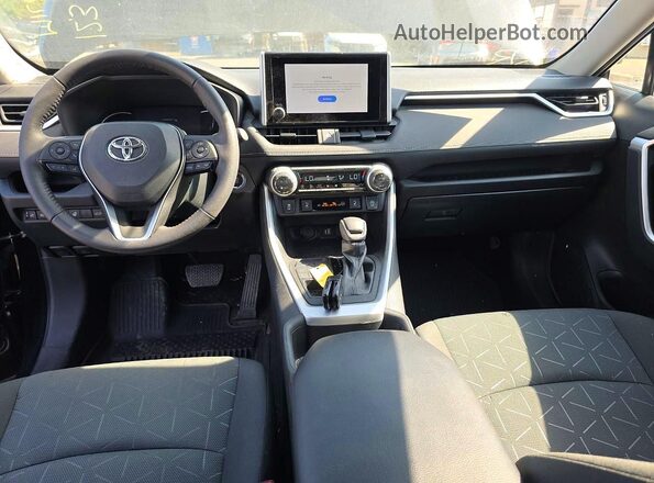 2T3P1RFV1PW337284 2023 TOYOTA RAV4 Black Սարքավորումների վահանակի տեսք