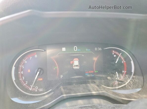 2T3P1RFV1RW432690 2024 TOYOTA RAV4 Red Вид щитка приладів