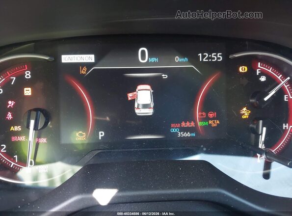 2T3P1RFV1SW606702 2025 TOYOTA RAV4 Red Вид задніх сидінь