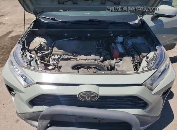 2T3P1RFV2KC006529 2019 TOYOTA RAV4 Green Rear interior view