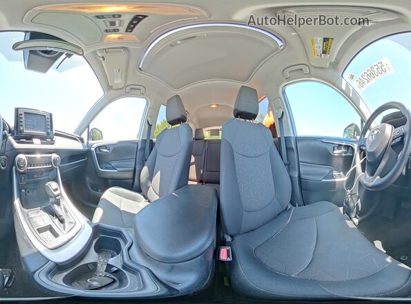 2T3P1RFV2KC006529 2019 TOYOTA RAV4 Green 360 interior view