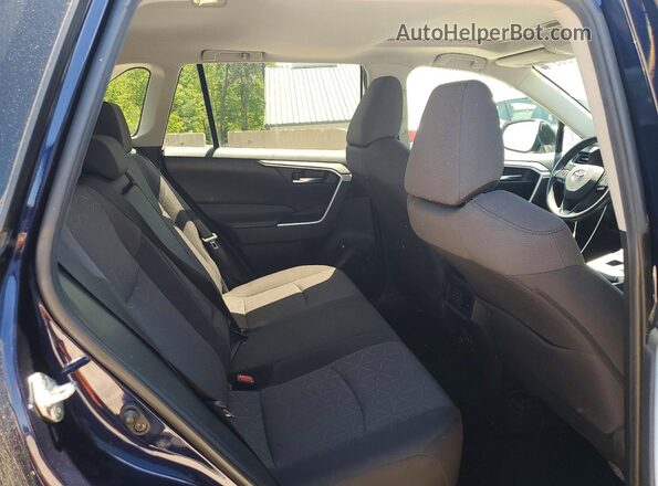2T3P1RFV2KC045685 2019 TOYOTA RAV4 Blue უკანა სალონის ხედი