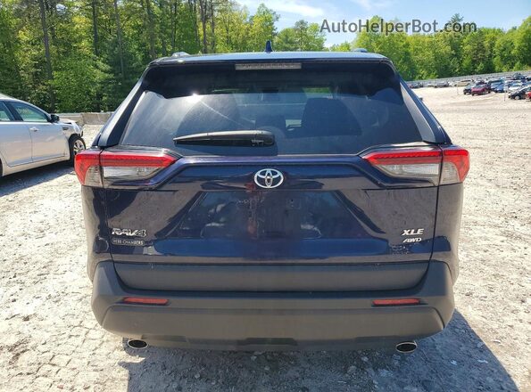 2T3P1RFV2KC045685 2019 TOYOTA RAV4 Blue უკანა ხედი