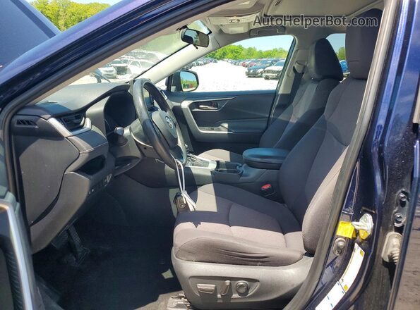 2T3P1RFV2KC045685 2019 TOYOTA RAV4 Blue წინა სალონის ხედი