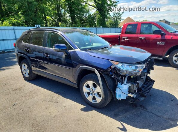 2T3P1RFV2LC073018 2020 TOYOTA RAV4 Blue Передня права чверть
