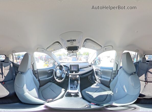 2T3P1RFV2LC118555 2020 TOYOTA RAV4 White Vista interior de 360 grados