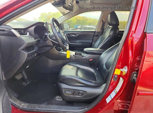 2T3P1RFV2LW129862 2020 TOYOTA RAV4 Red Widok wnętrza z przodu