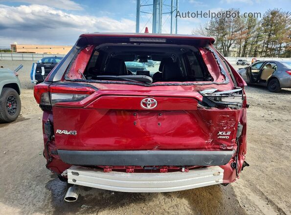 2T3P1RFV2LW129862 2020 TOYOTA RAV4 Red Widok z tyłu