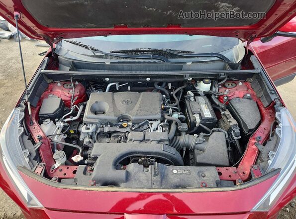 2T3P1RFV2LW129862 2020 TOYOTA RAV4 Red Widok komory silnika