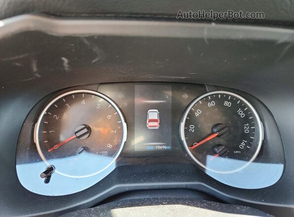 2T3P1RFV2MC238146 2021 TOYOTA RAV4 Gray Вид щитка приладів