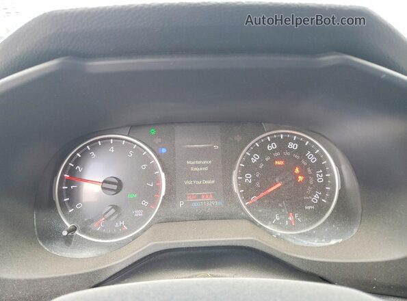 2T3P1RFV2MW157002 2021 TOYOTA RAV4 Black Вид щитка приладів