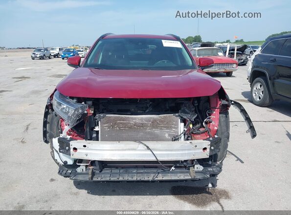 2T3P1RFV2MW223922 2021 TOYOTA RAV4 Red უკანა სალონის ხედი