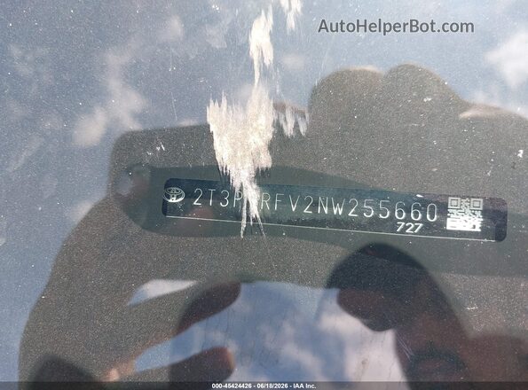 2T3P1RFV2NW255660 2022 TOYOTA RAV4 Black Widok komory silnika