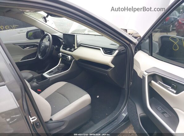 2T3P1RFV2NW261054 2022 TOYOTA RAV4 Gray Widok wnętrza z przodu