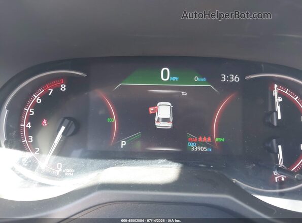 2T3P1RFV2SW543030 2025 TOYOTA RAV4 Dark Blue Հետևի նստատեղերի տեսք