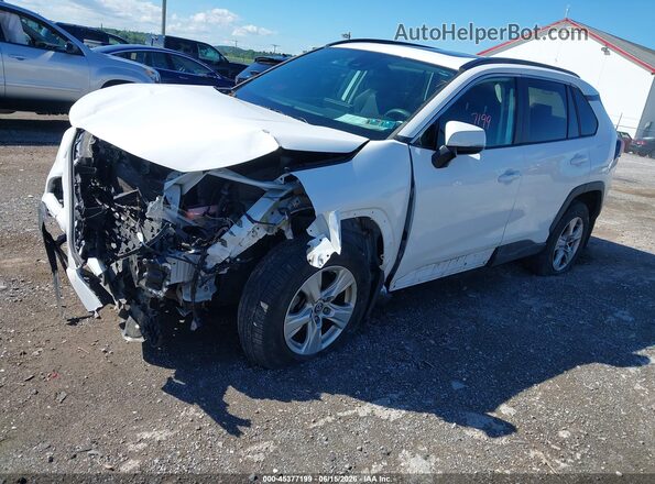 2T3P1RFV3KC025087 2019 TOYOTA RAV4 White Առջևի ձախ երեք քառորդ տեսարան