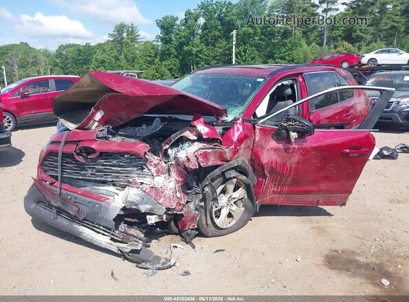 2T3P1RFV3KC039832 2019 TOYOTA RAV4 Red Widok z przodu
