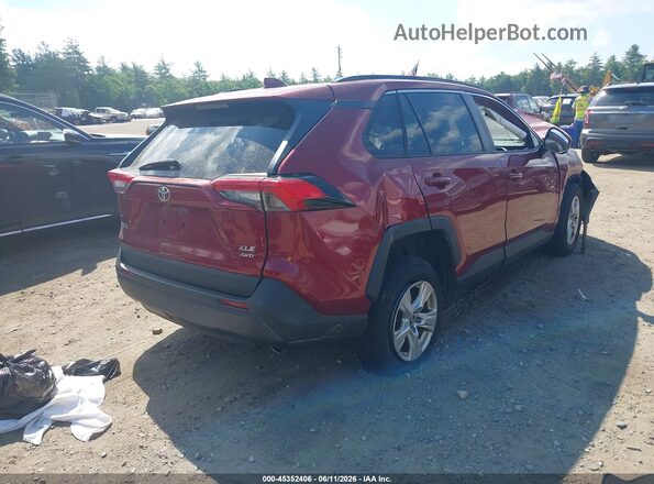 2T3P1RFV3KC039832 2019 TOYOTA RAV4 Red Tył prawy