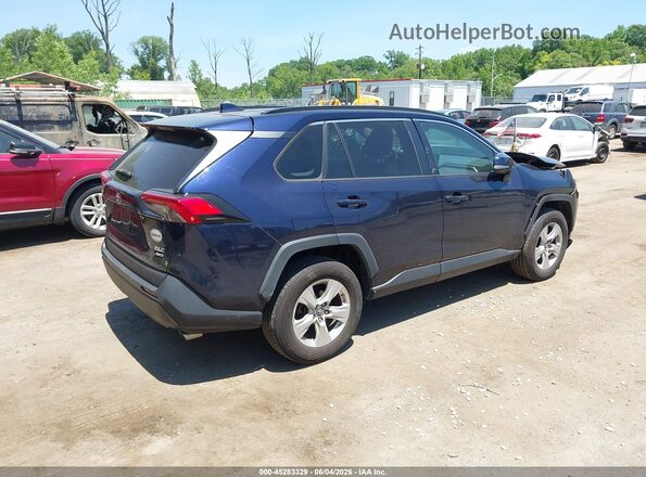 2T3P1RFV3KW041952 2019 TOYOTA RAV4 Dark Blue Задняя правая четверть