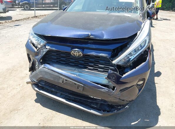2T3P1RFV3KW041952 2019 TOYOTA RAV4 Dark Blue Вид спереди