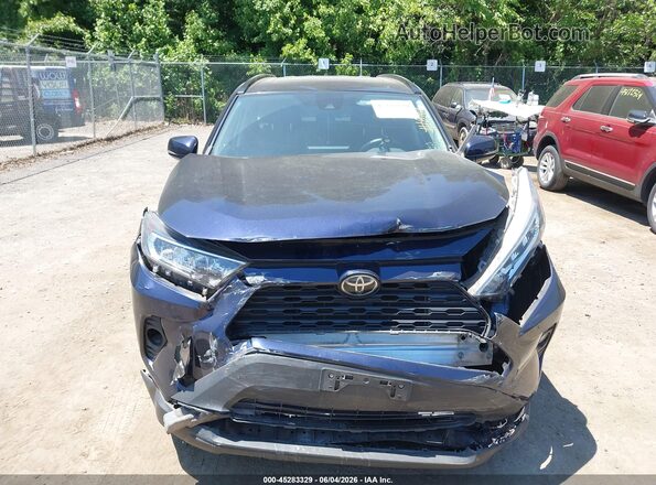 2T3P1RFV3KW041952 2019 TOYOTA RAV4 Dark Blue Вид щитка приборов