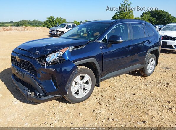 2T3P1RFV3MW155730 2021 TOYOTA RAV4 Синий Передняя левая четверть