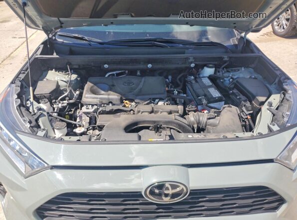 2T3P1RFV3MW236811 2021 TOYOTA RAV4 Gray Vista del compartimento del motor