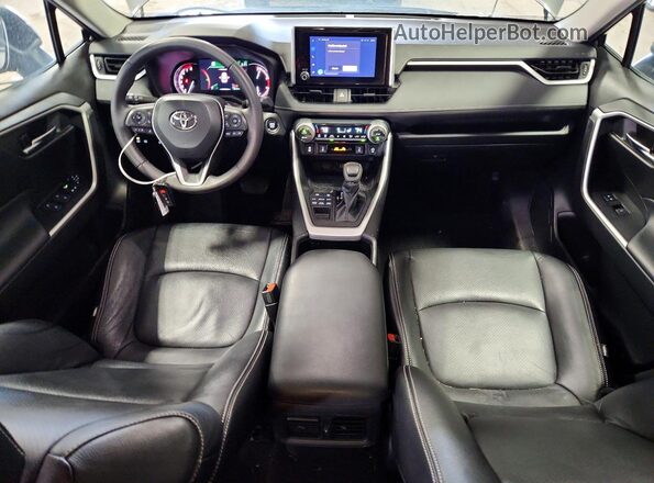 2T3P1RFV3PW353289 2023 TOYOTA RAV4 Black Вид панелі приладів