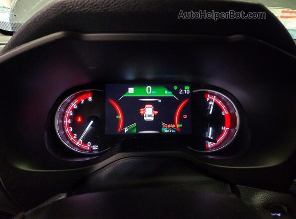 2T3P1RFV3PW353289 2023 TOYOTA RAV4 Black Вид щитка приладів