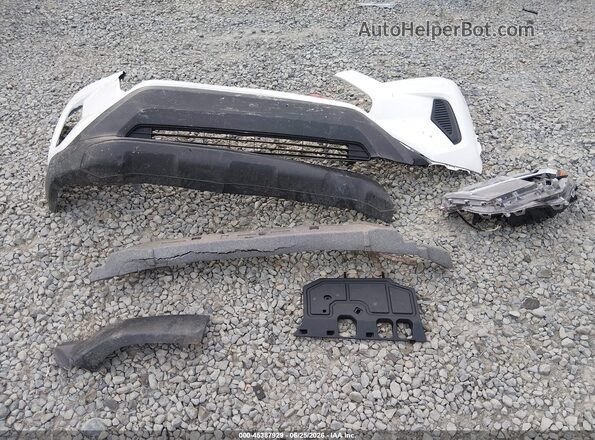 2T3P1RFV3SC498794 2025 TOYOTA RAV4 White Vista del cuadro de instrumentos