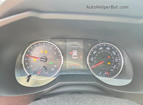 2T3P1RFV4MC143622 2021 TOYOTA RAV4 Gray Widok zestawu wskaźników