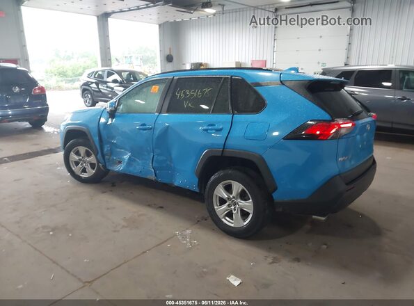 2T3P1RFV4MW155221 2021 TOYOTA RAV4 Blue Rear left