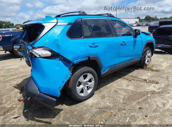 2T3P1RFV4MW203347 2021 TOYOTA RAV4 Синий Задняя правая четверть