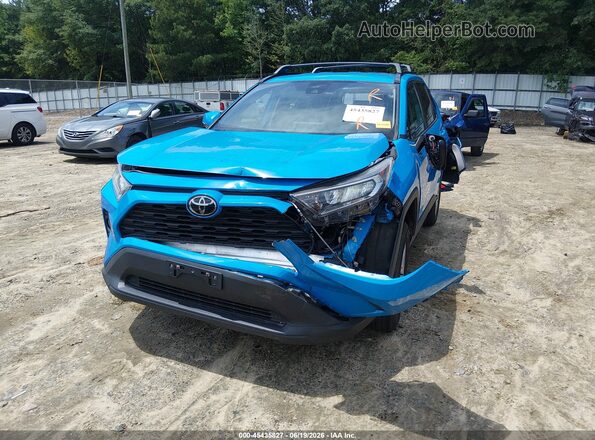 2T3P1RFV4MW203347 2021 TOYOTA RAV4 Синий Вид спереди