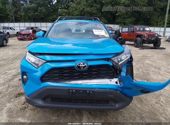 2T3P1RFV4MW203347 2021 TOYOTA RAV4 Синий Вид задней части салона